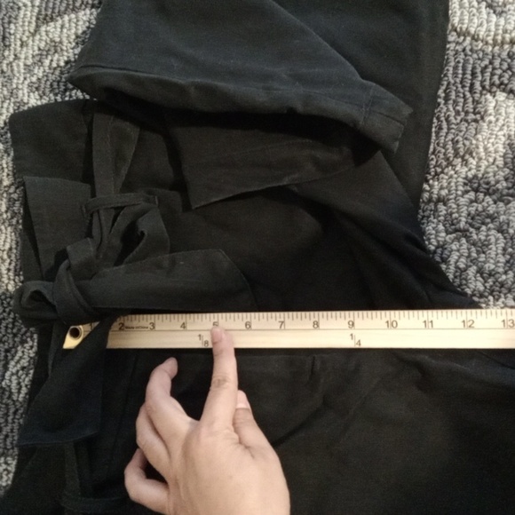 Sézane Austin Trousers Black Womens Office Work Career Pants Size 10/42 - Picture 10 of 12